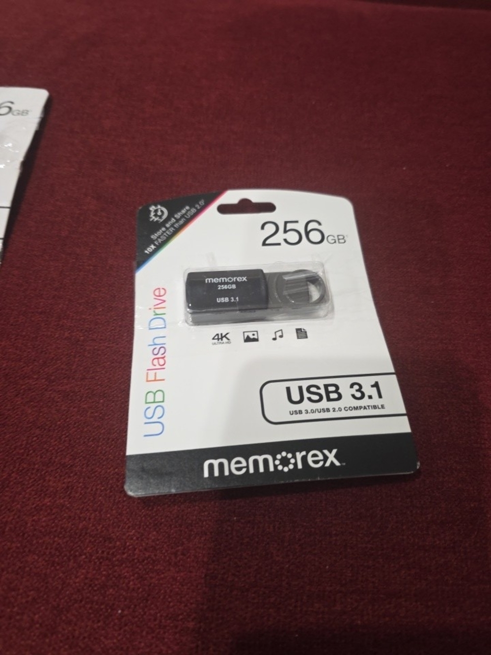 Memorex 256GB USB 3.1 Flash Drive - Black